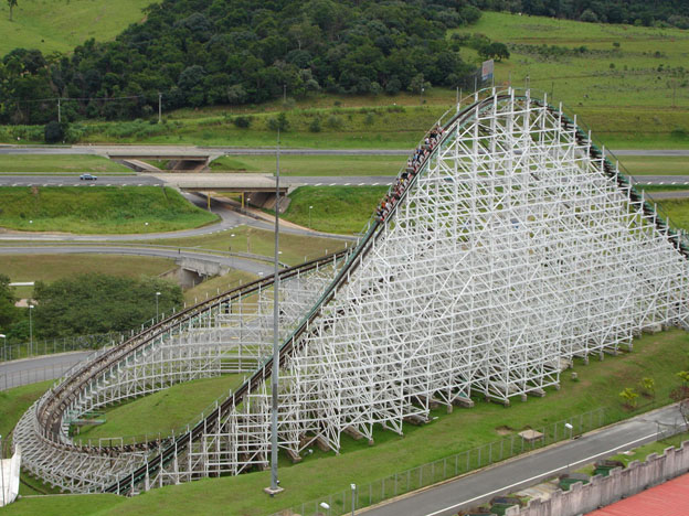 Montezum Wooden Roller Coaster