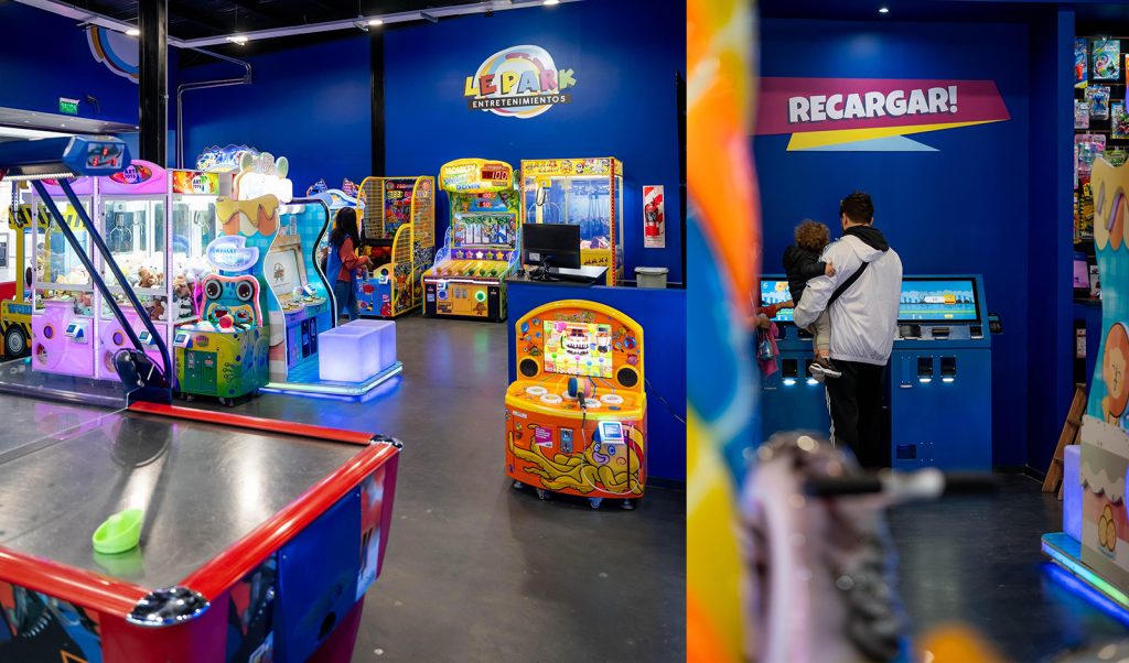 Nueva Sala Arcade de LePark entretenimiento, abierta en 2024.