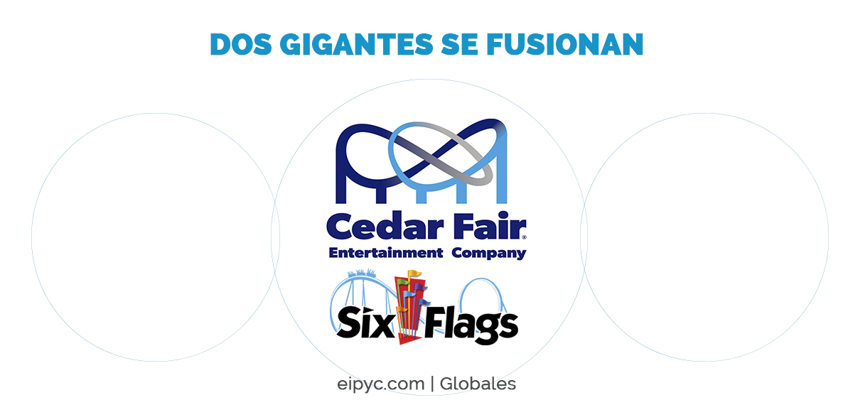 Six Flags y Cedar Fair Se fusionan en 2023.