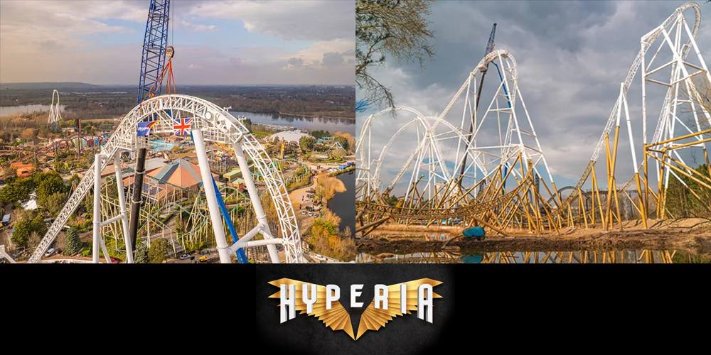 Hyperia es la nueva montaña rusa extrema de Thorpe Park ubicado en el Reino Unido.